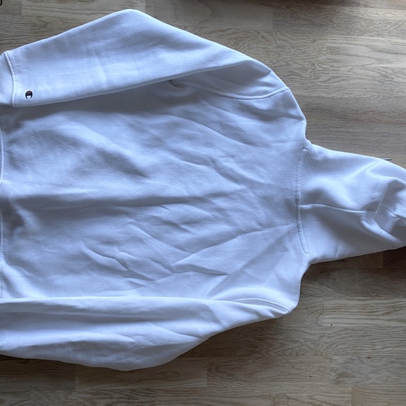Champion script logo white hoodie size S - Picture 6 of 6
